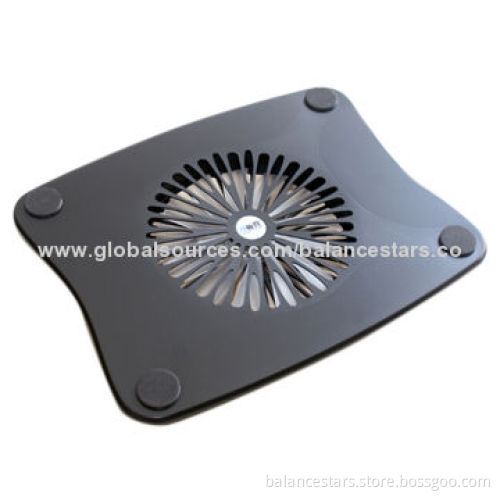 Colorful Laptop Cooling Pad, Fashionable Design, Low Noise & Good Quality, BlackNew